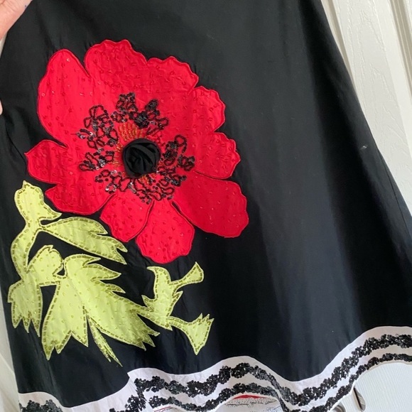 BASIL & MAUDE I SUPER fun SKIRT! like NEW - Picture 6 of 8